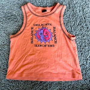 Urban outfitters sun and moon delicate crop top